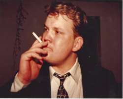 Andy Richter smoking